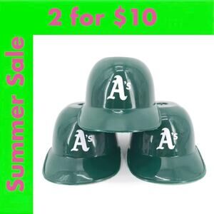 90s Oakland A's MLB baseball 90s Laich ice cream helmets 1990s vintage SALE